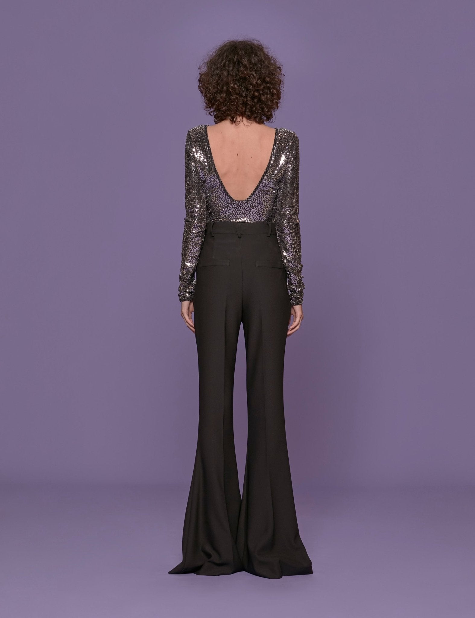 pantalone classico nero - hebe studio - pantalone