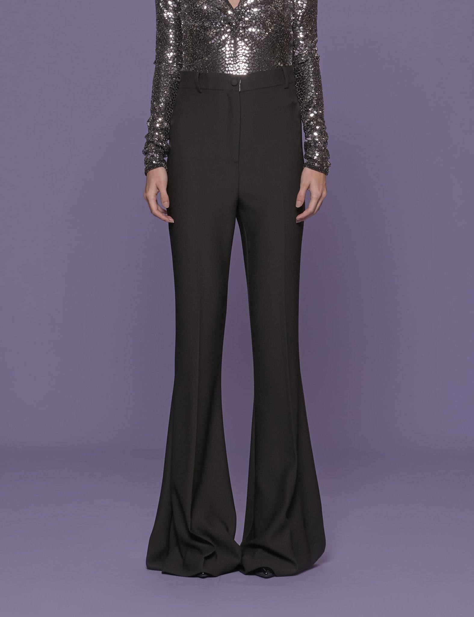 pantalone classico nero - hebe studio - pantalone