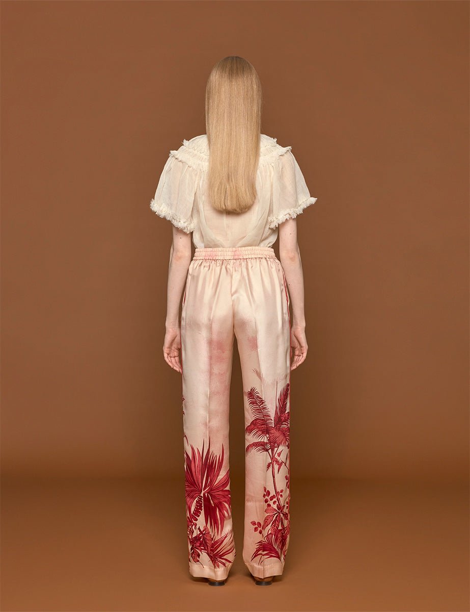 pantalone doride rosa chiaro palme - for restless sleepers - pantalone