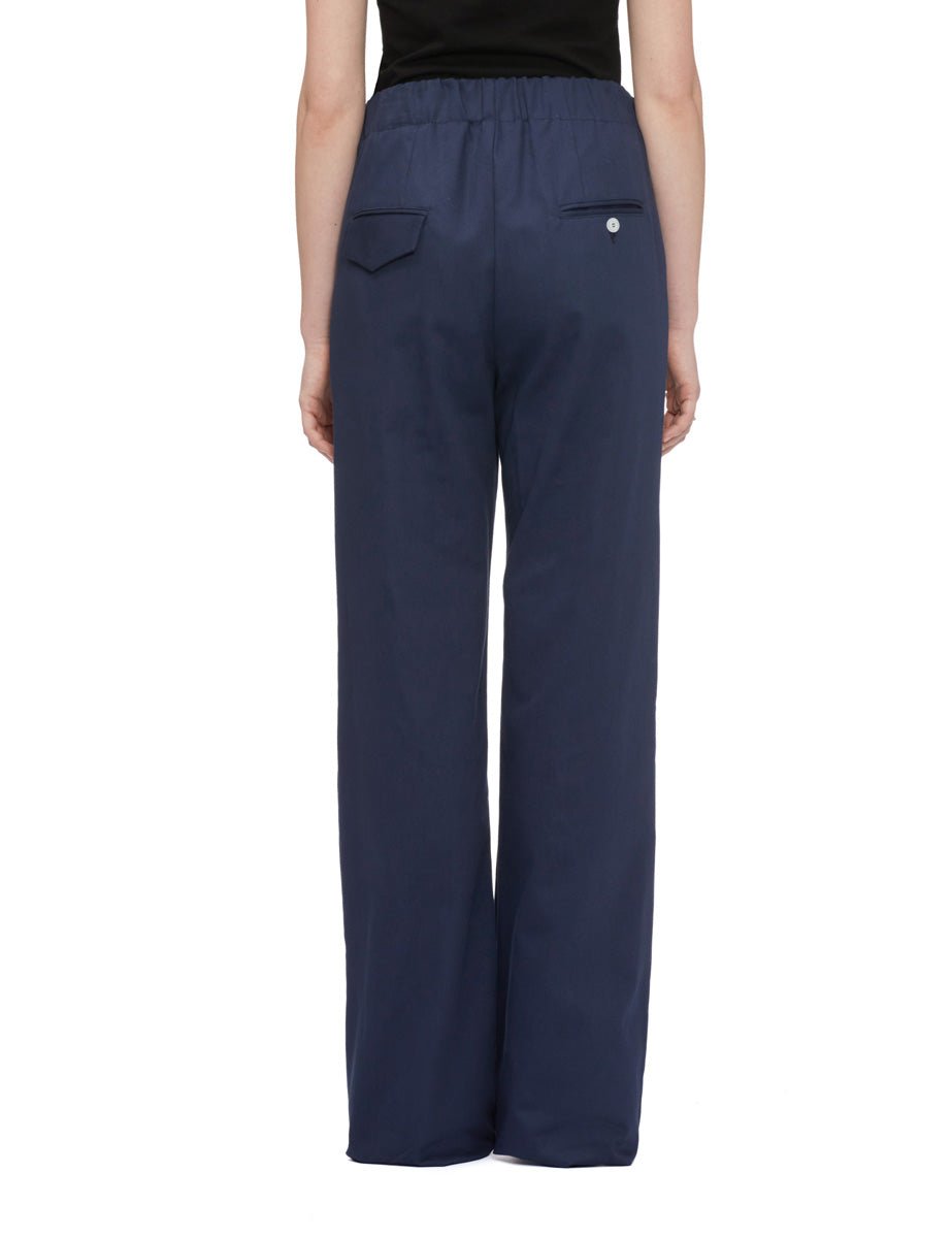 pantalone drill cotone blu - jejia - pantalone