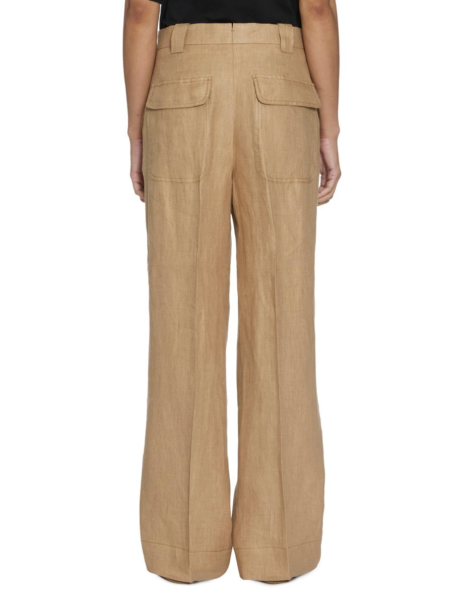 pantalone elys lino deserto - slowear - pantalone