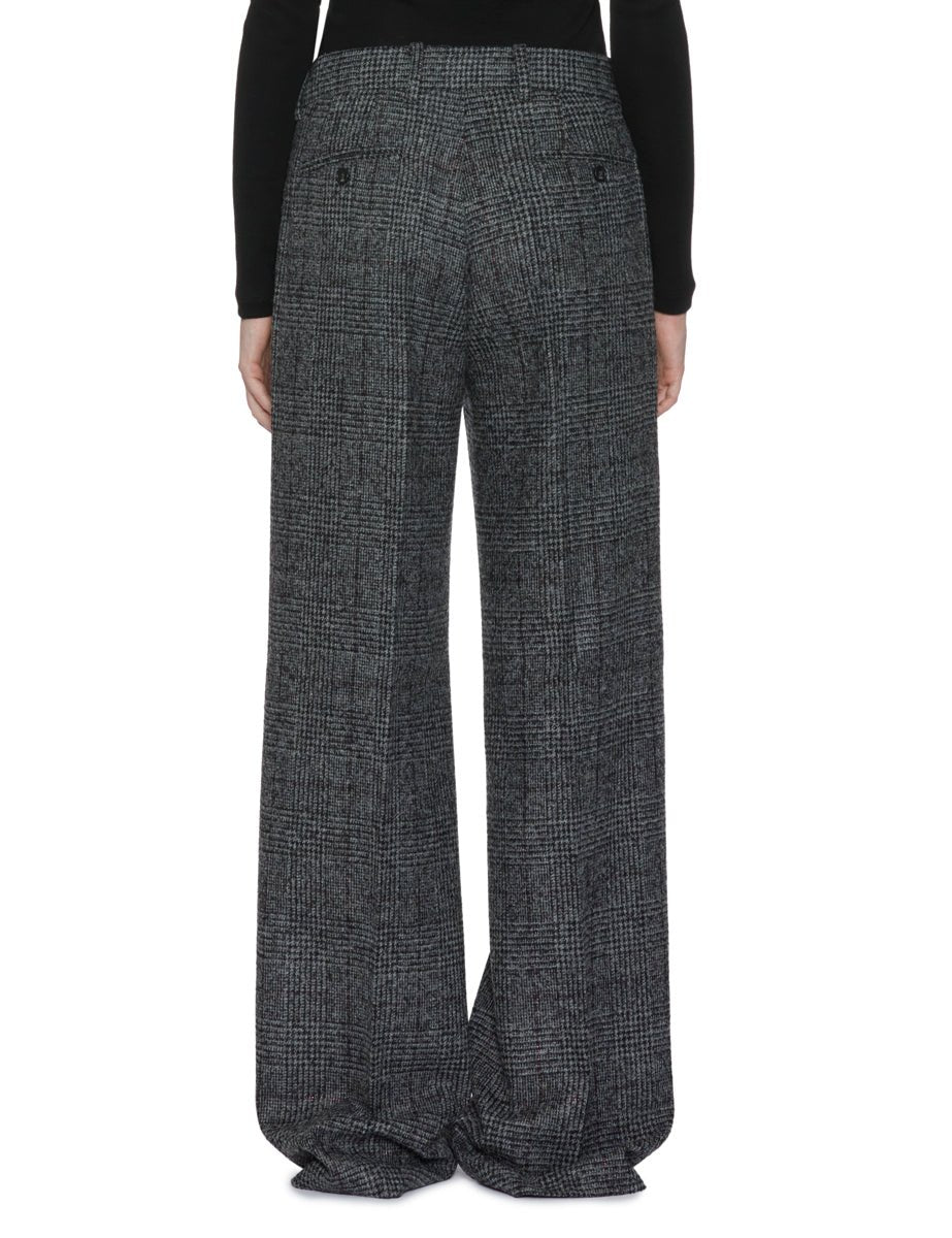 pantalone galles filo lurex grigio nero - n21 alessandro dell'acqua - pantalone