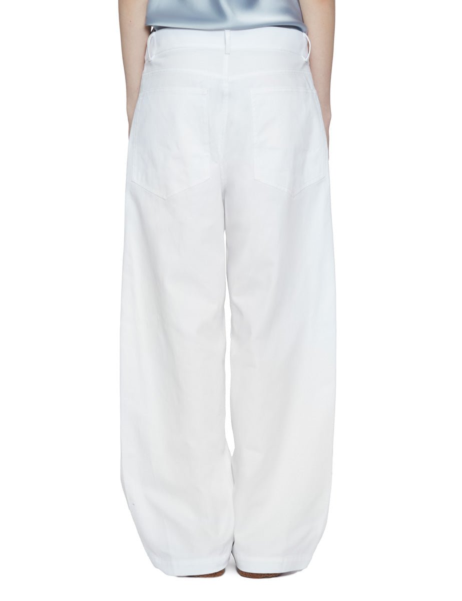 pantalone gigi over cotone bianco - jejia - pantalone