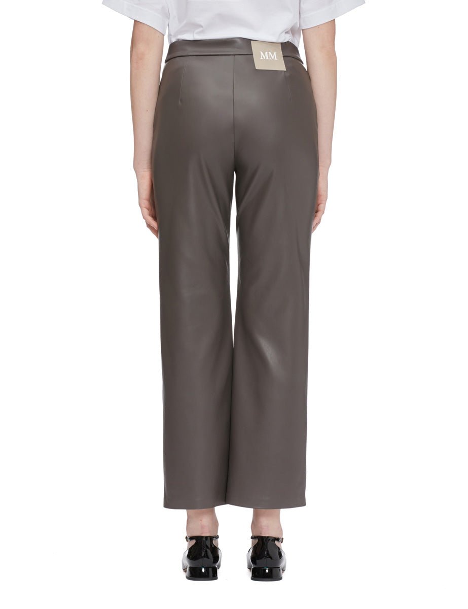 pantalone jersey effetto nappa fango - max mara leisure - pantalone