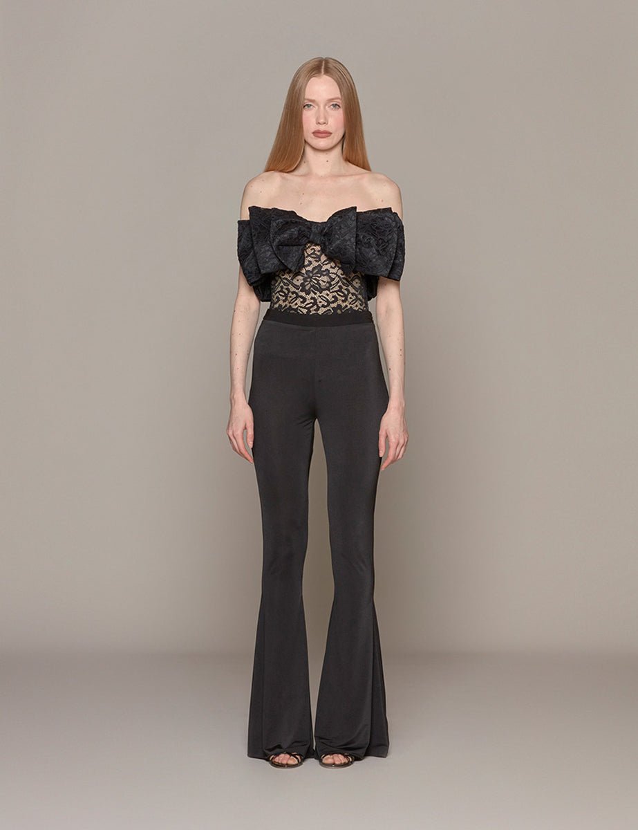 pantalone lycra nero - nineminutes - pantalone