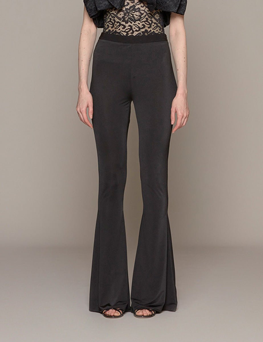 pantalone lycra nero - nineminutes - pantalone