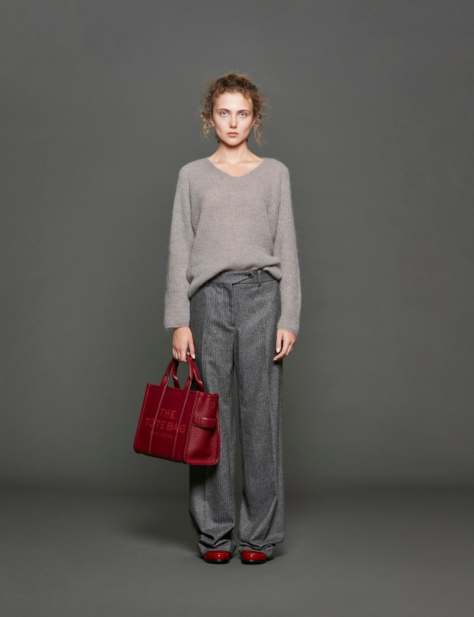 pantalone maschile over spina di pesce - n21 alessandro dell'acqua - pantalone