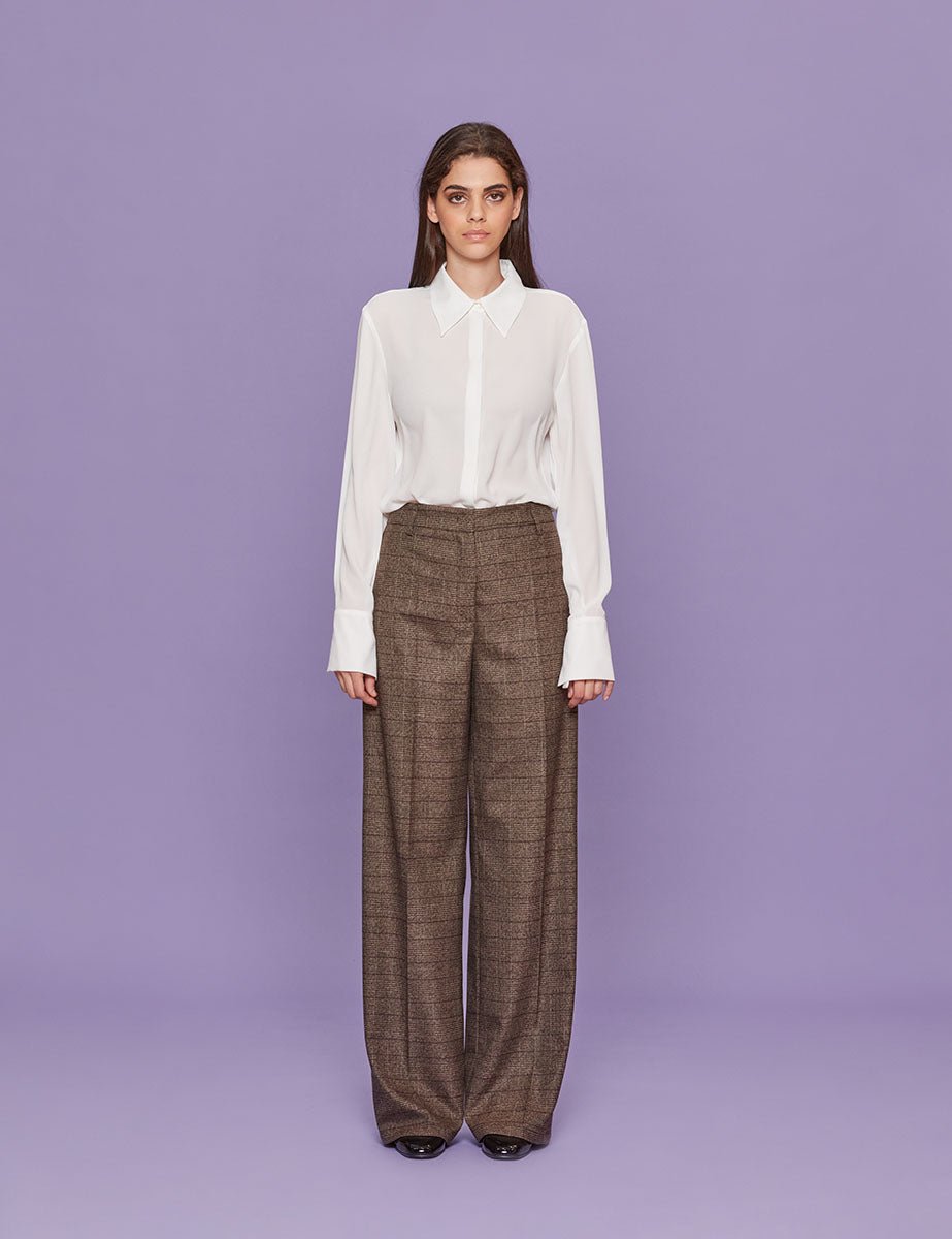 pantalone morbido galles moro - blufrida - pantalone