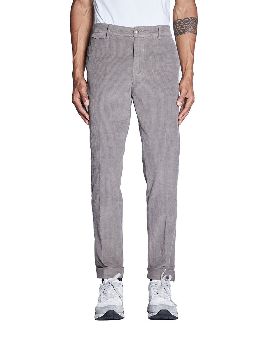 pantalone pateletta risvolto talpa - teleria zed - pantalone casual