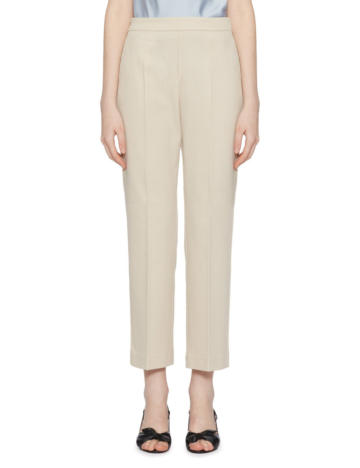 pantalone piquet dritto tela - max mara - pantalone