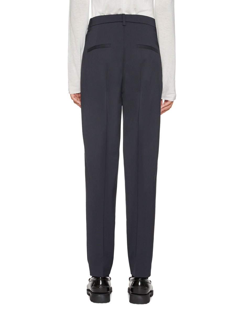 pantalone slim tessuto blu - n21 alessandro dell'acqua - pantalone