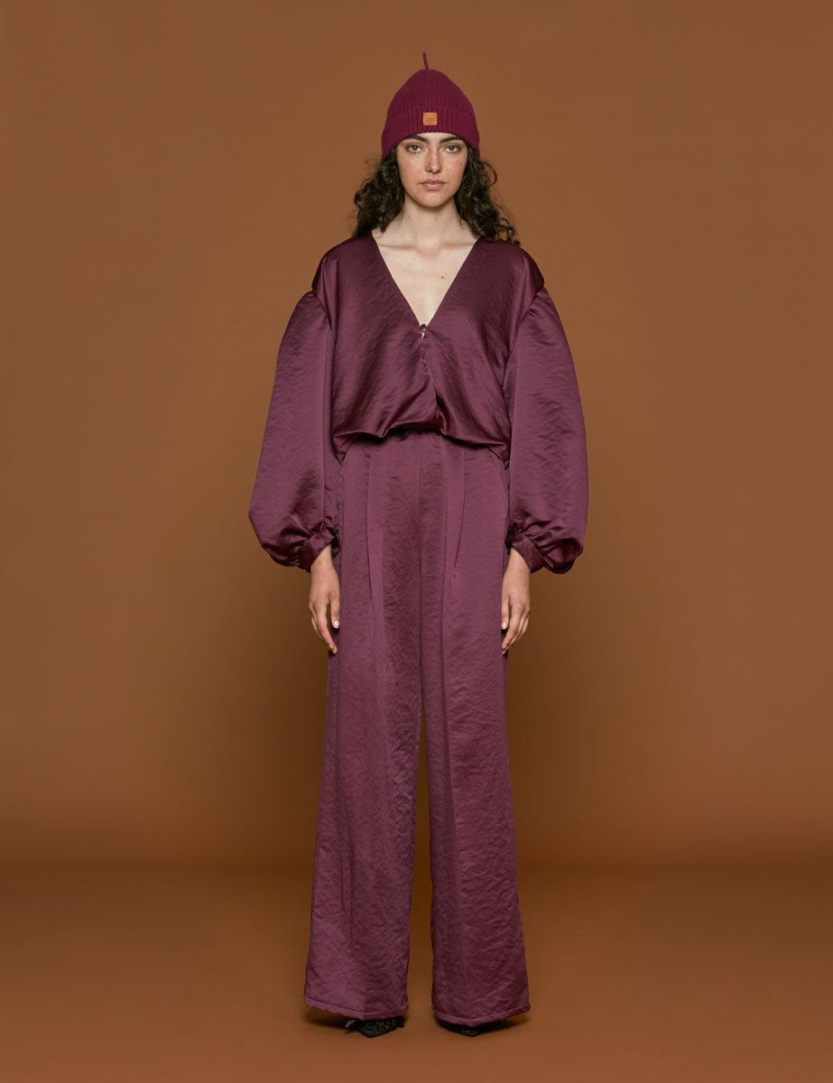 pantapalazzo duchesse bolero - forte forte - pantalone