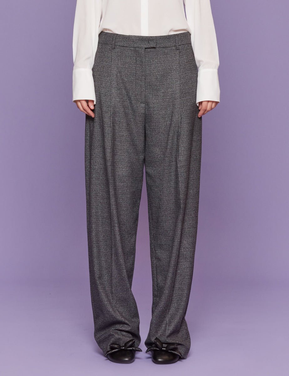pantapalazzo over grigio - blufrida - pantalone