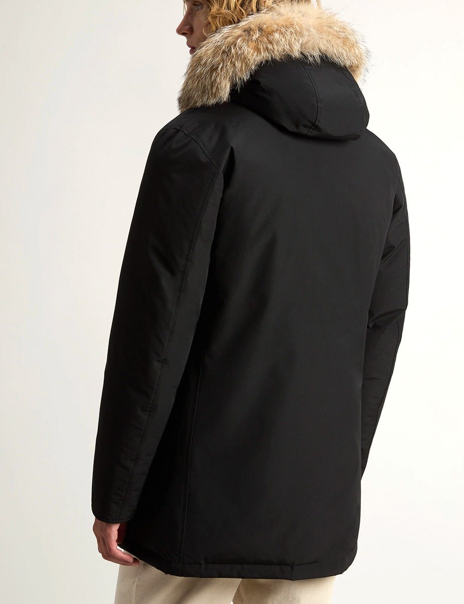 parka arctic detachable fur black - woolrich - giacca
