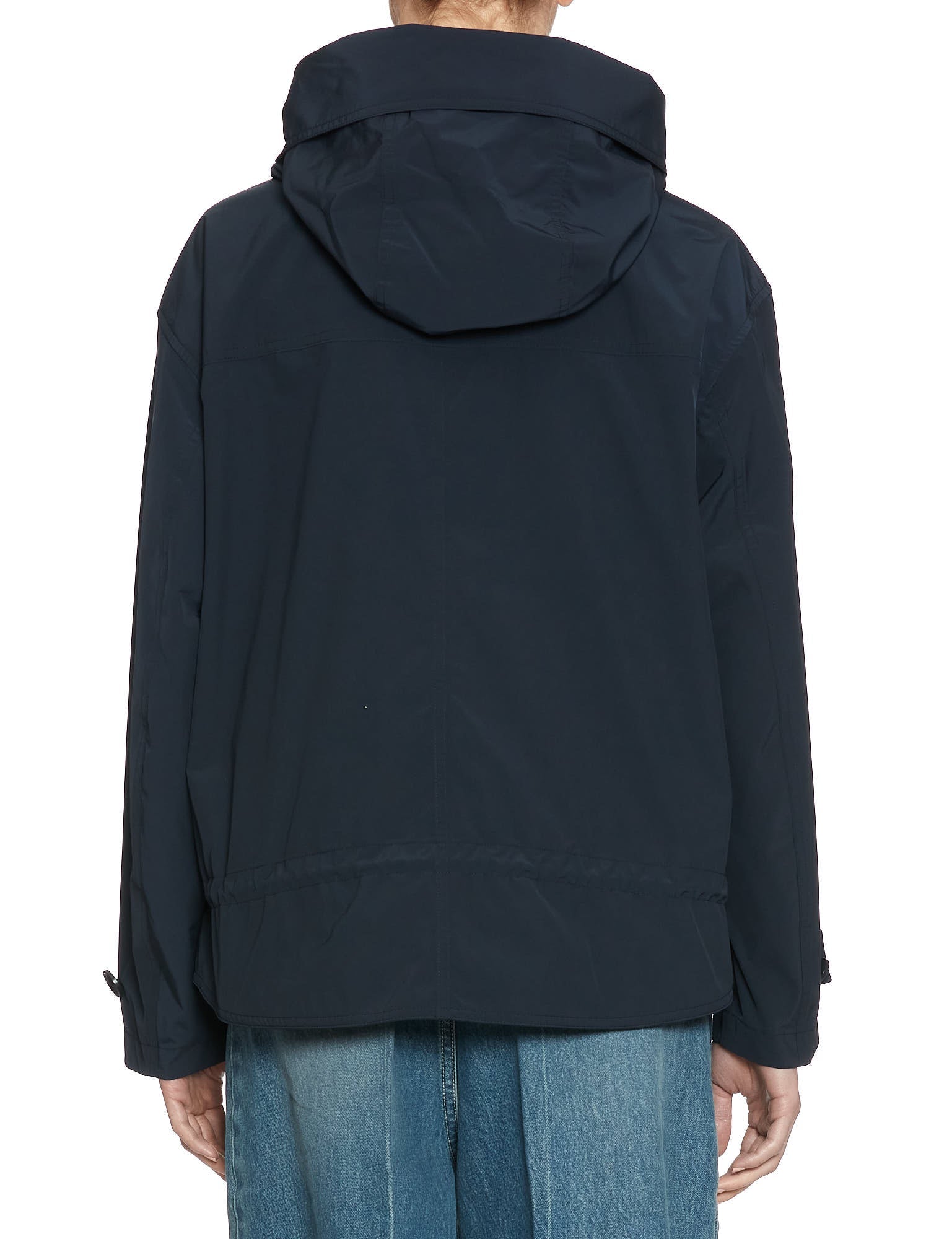 parka corto coulisse blu - woolrich - giacca