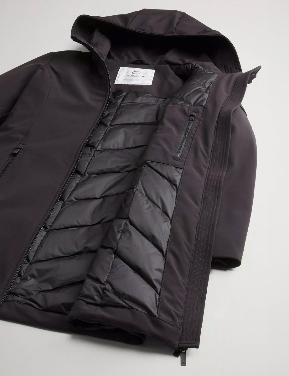 parka firth down black - woolrich - piumino