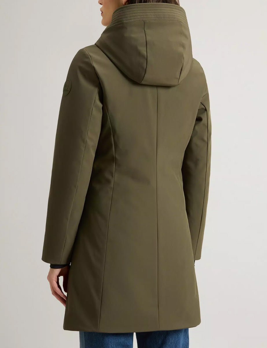 parka firth down dark green - woolrich - piumino