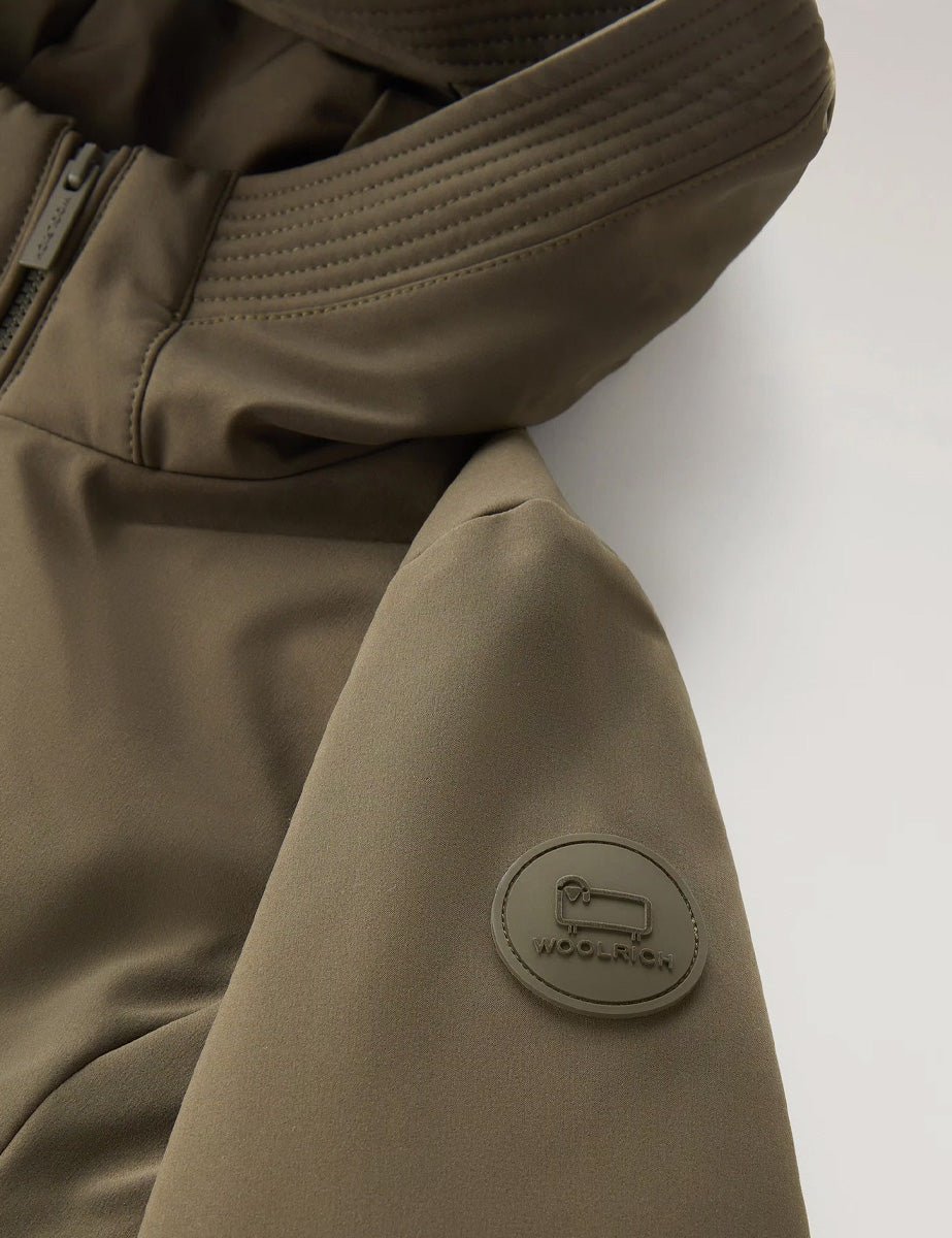 parka firth down dark green - woolrich - piumino