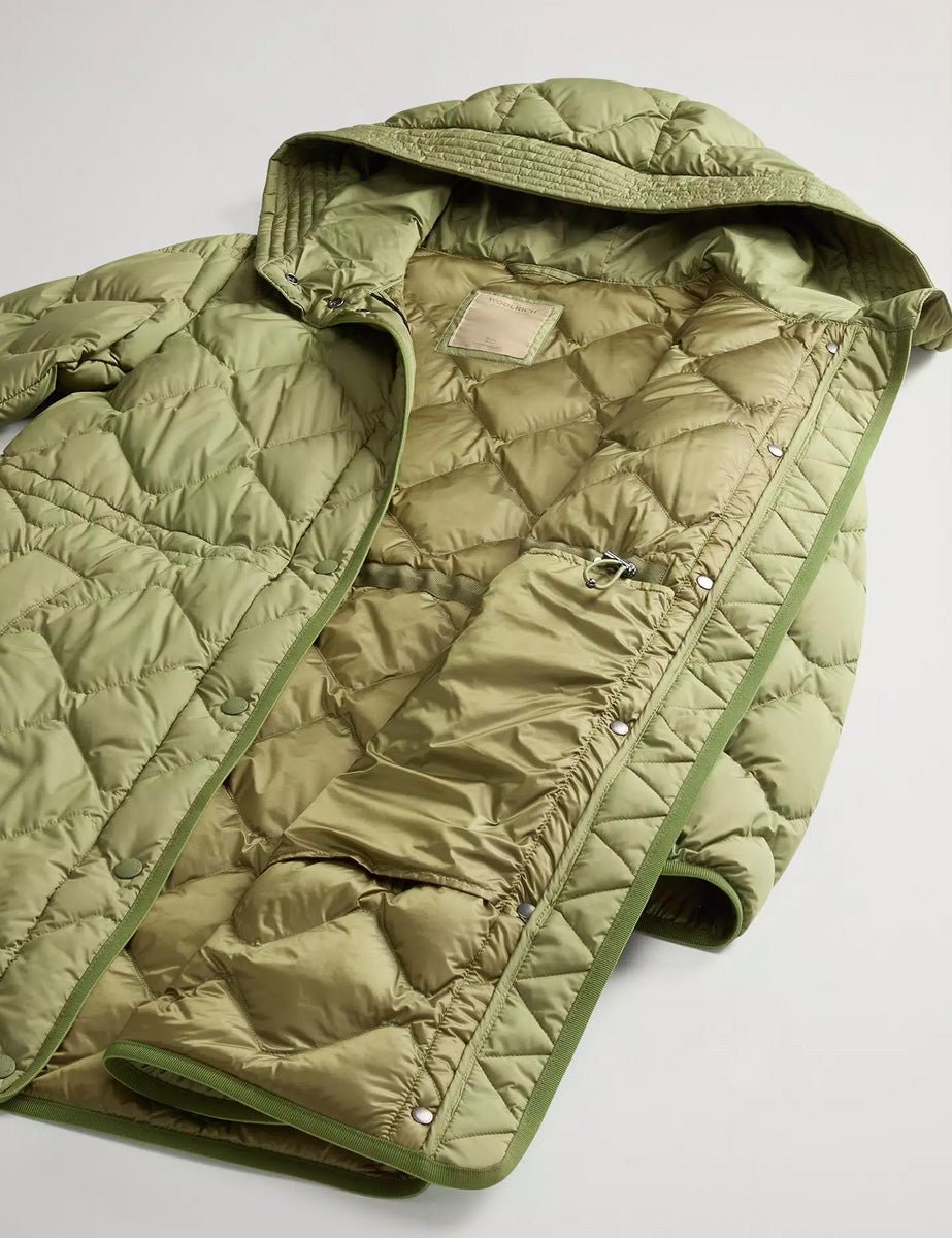 parka heritage loden green - woolrich - piumino