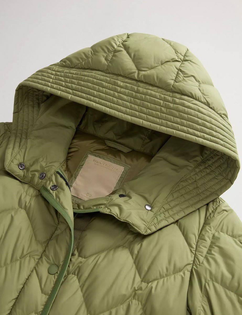 parka heritage loden green - woolrich - piumino