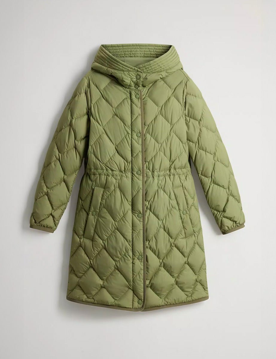 parka heritage loden green - woolrich - piumino