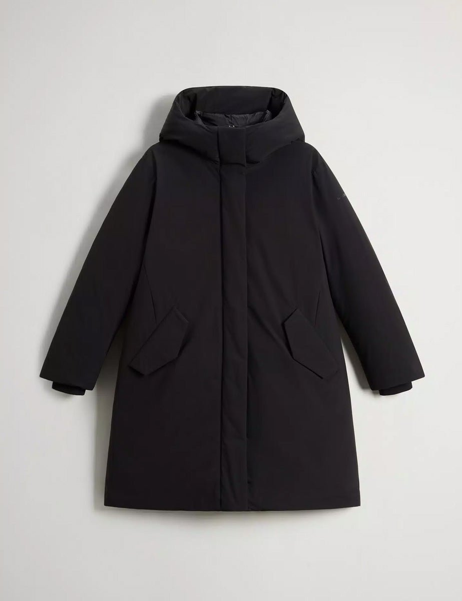 parka luxury cocoon black - woolrich - piumino
