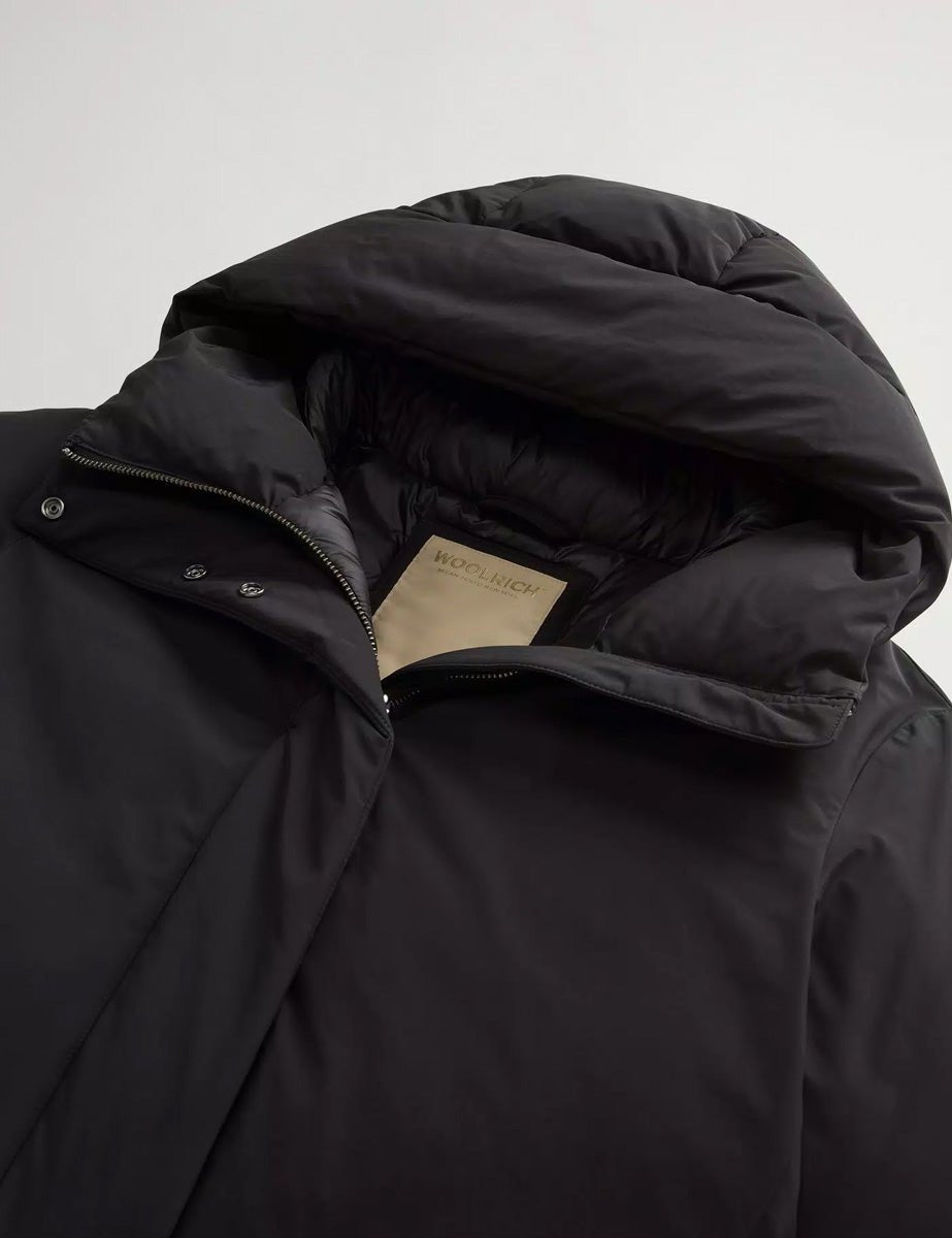 parka luxury cocoon black - woolrich - piumino