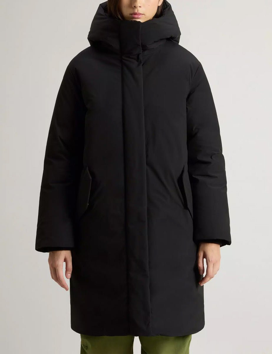 parka luxury cocoon black - woolrich - piumino