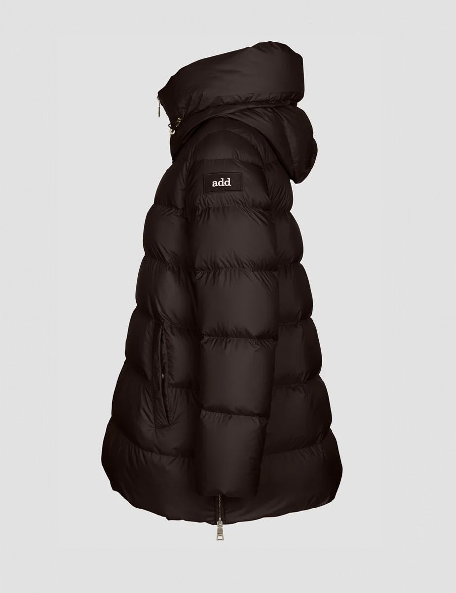 piumino a shape nero - add - piumino