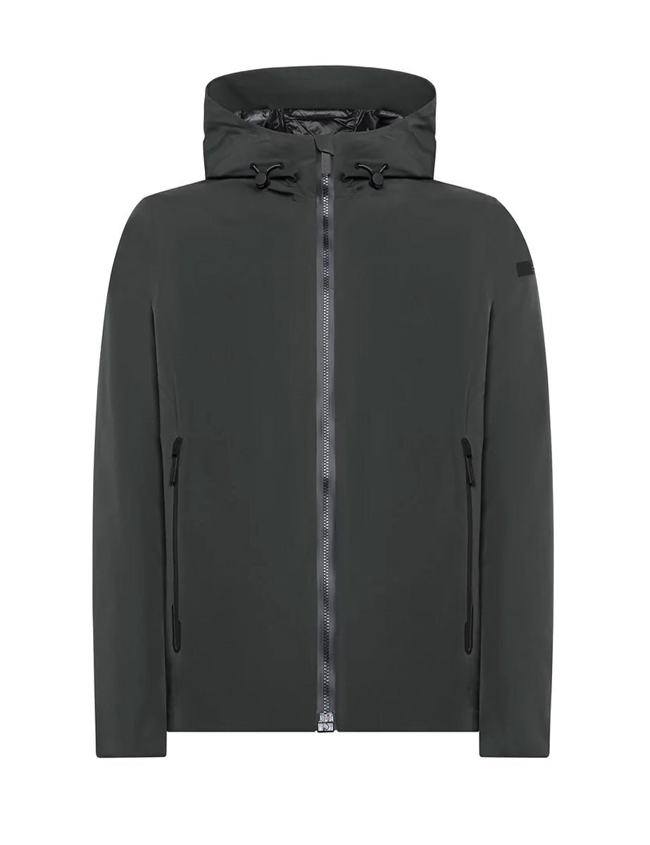 piumino cappuccio tecnico guscio militare - rrd - piumino