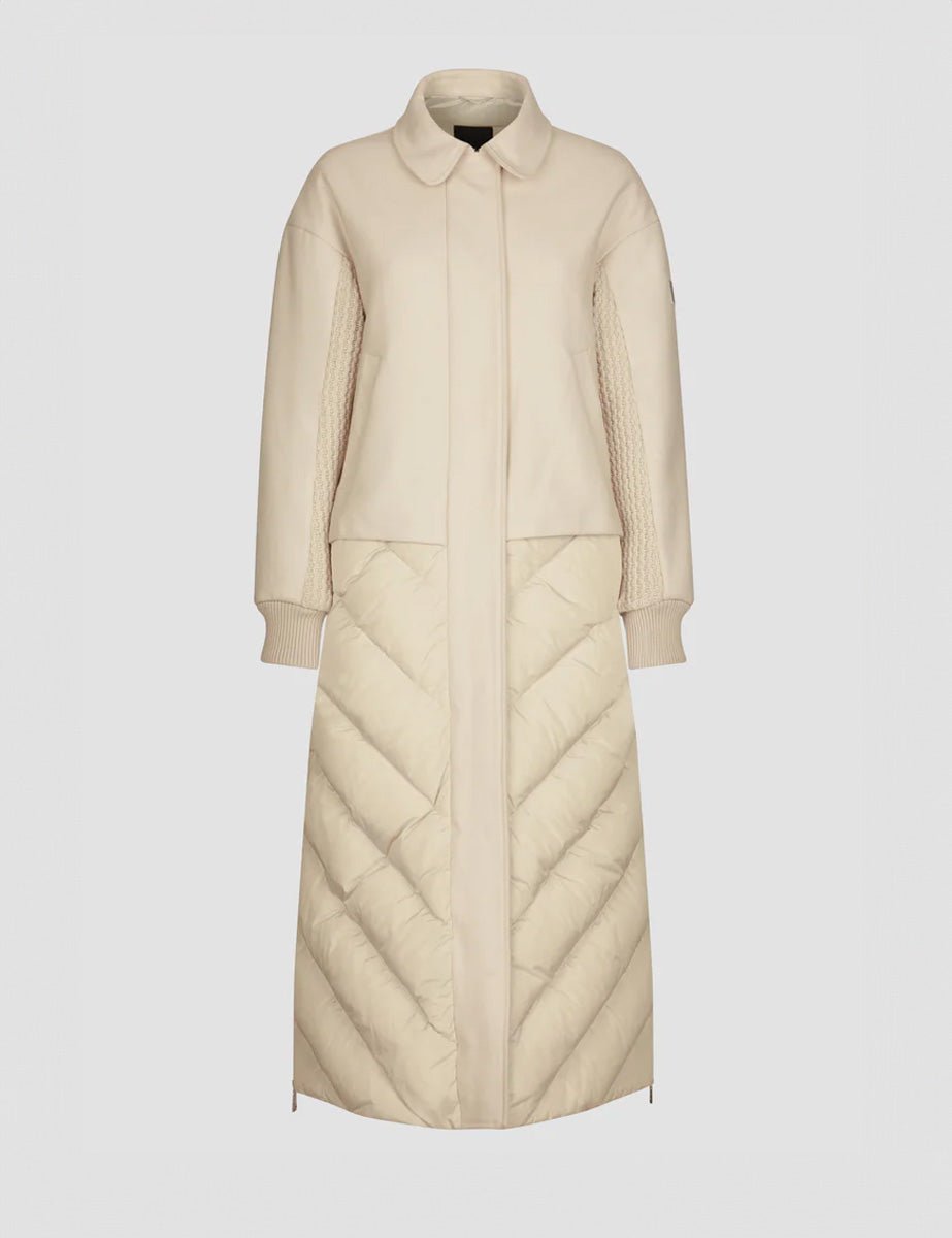 piumino knit wool oat - add - piumino