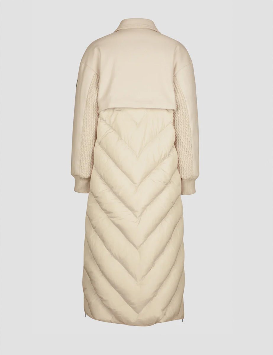 piumino knit wool oat - add - piumino