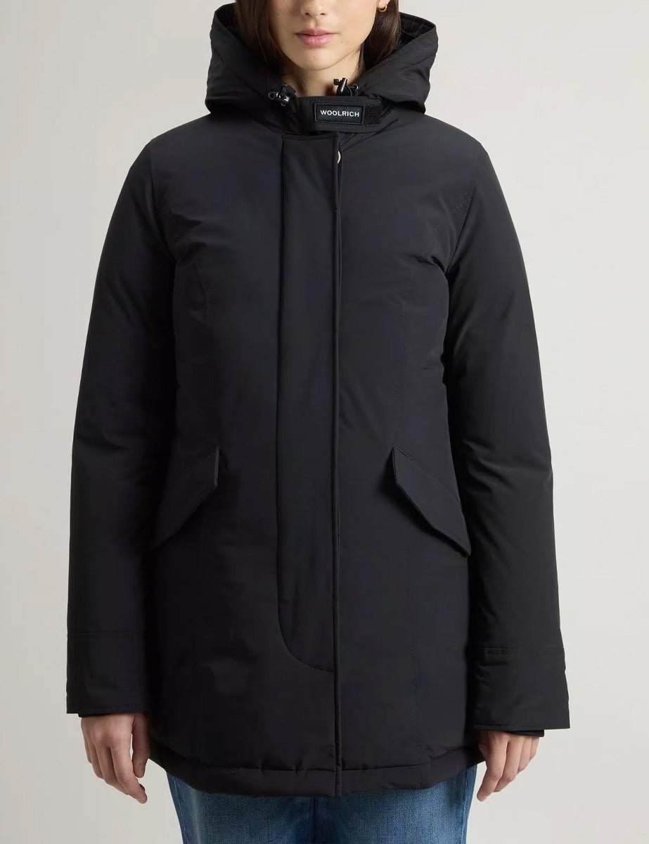 piumino luxury arctic raccoon black - woolrich - piumino
