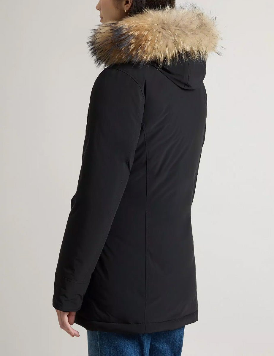 piumino luxury arctic raccoon black - woolrich - piumino