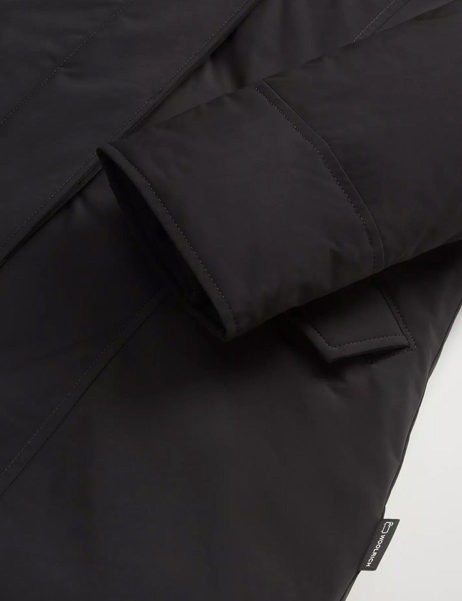 piumino luxury arctic raccoon black - woolrich - piumino