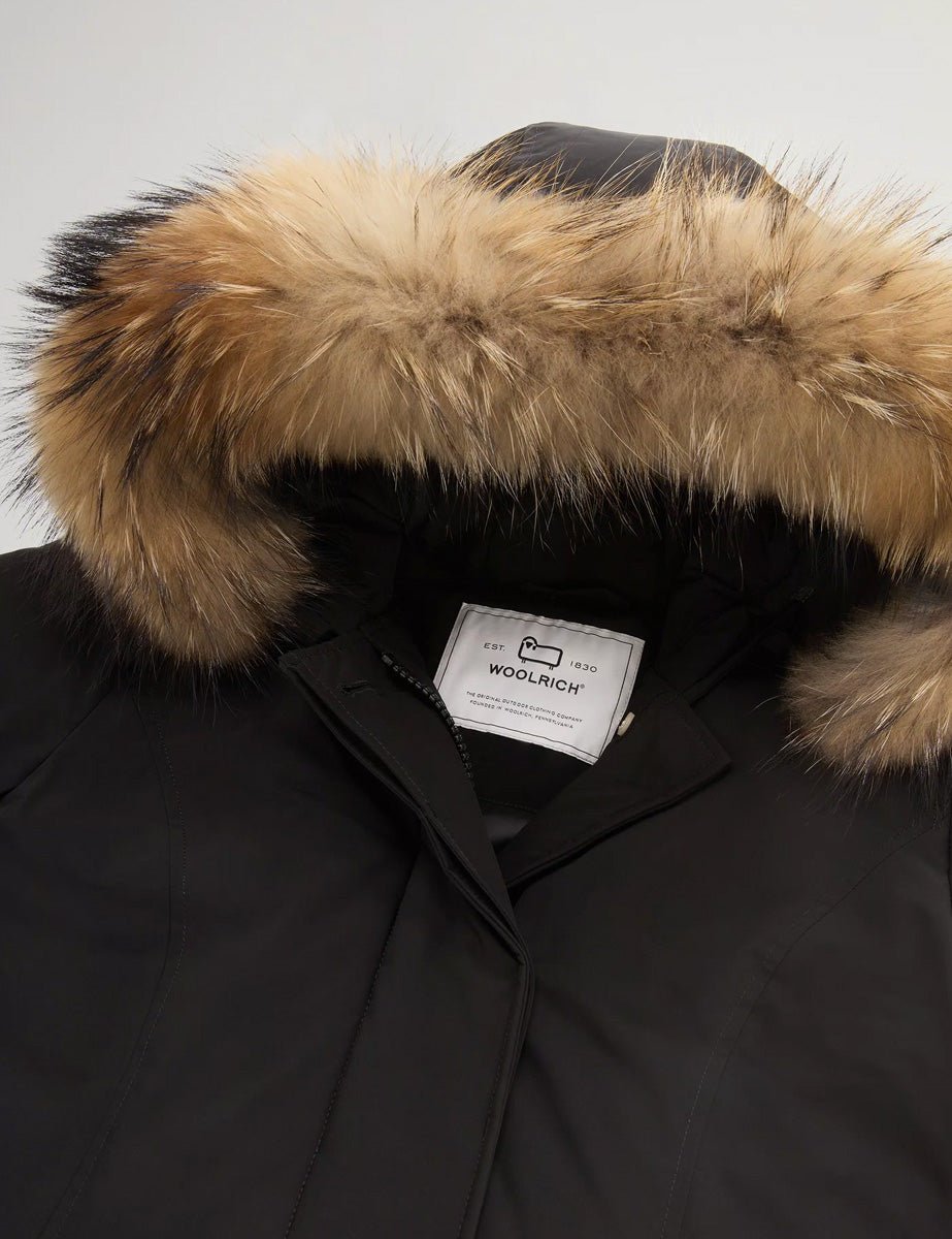 piumino luxury arctic raccoon black - woolrich - piumino