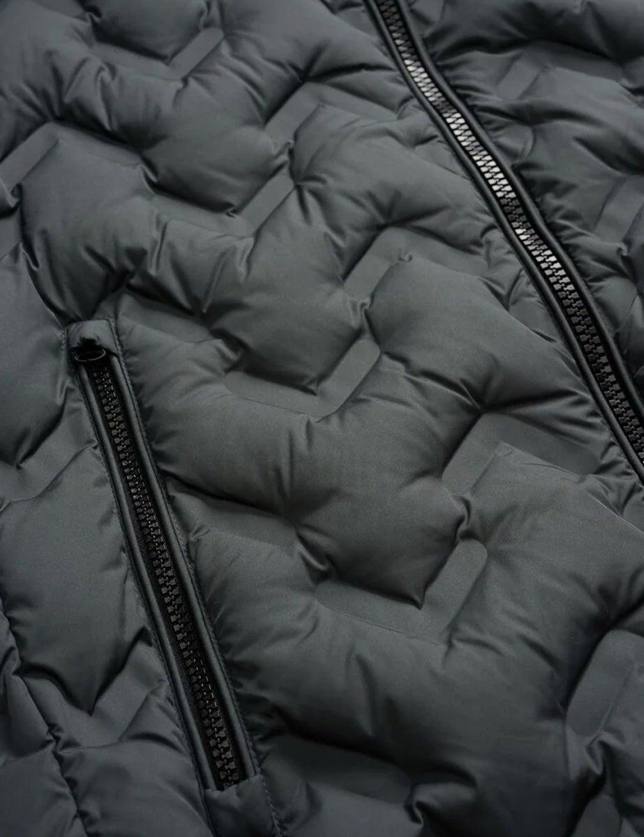 piumino nastrato piery tiglio tabacco - blauer - piumino