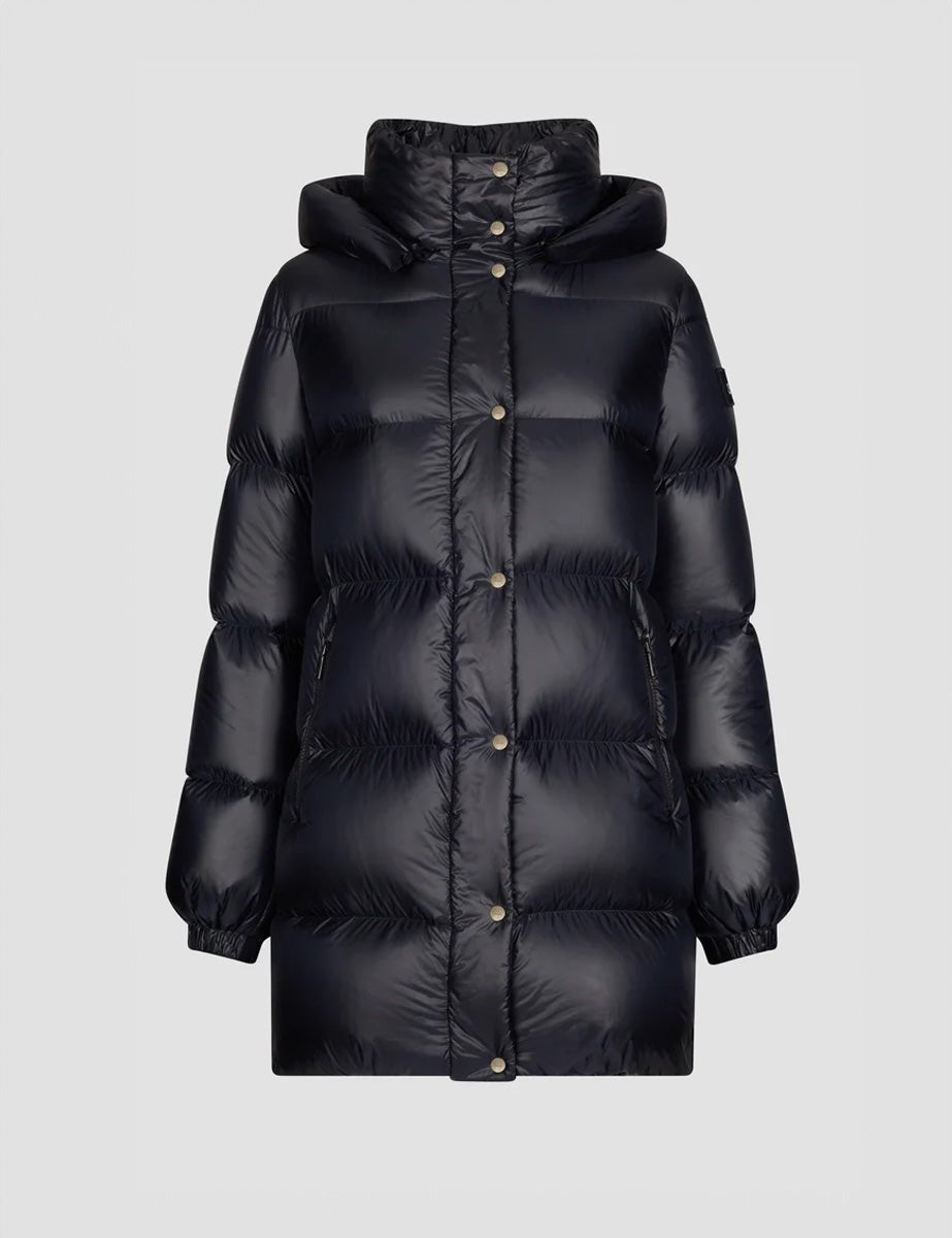 piumino shiny pacific blue - add - piumino