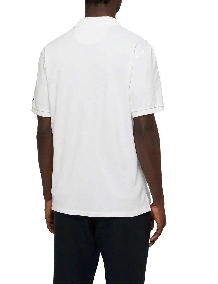 polo charles piquet bianco - st. barth - polo