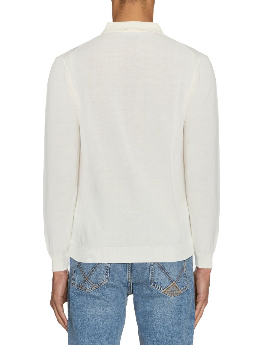 polo cotone crepe panna - daniele fiesoli - polo