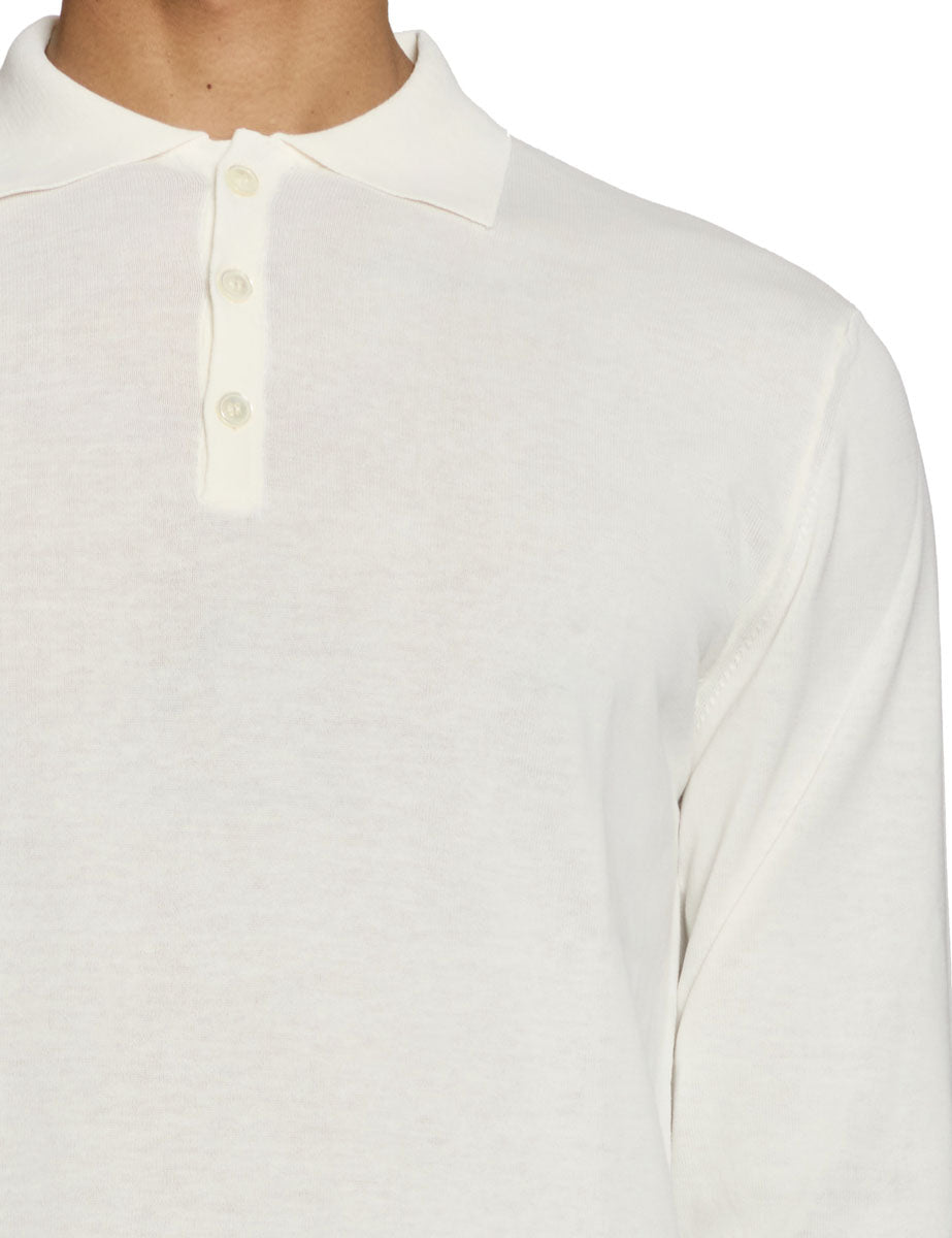 polo cotone crepe panna - daniele fiesoli - polo