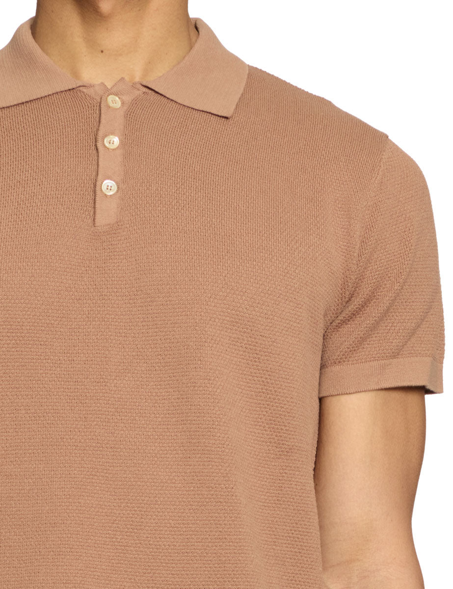 polo grana di riso rhum - daniele fiesoli - polo