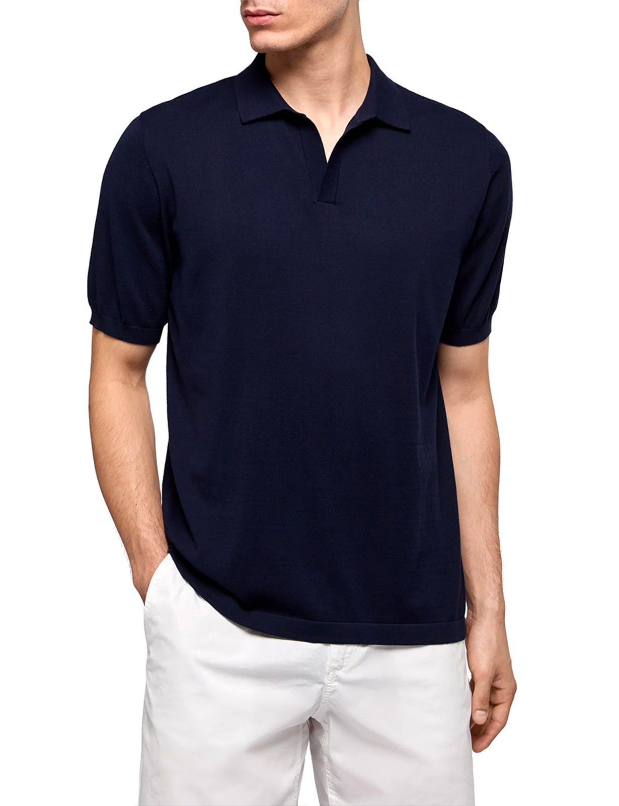 polo sloan cotton blue navy - st. barth - polo