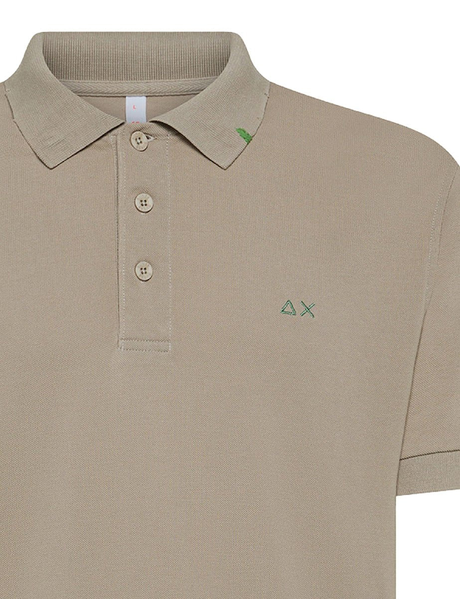 polo vintage stone - sun68 - maglia