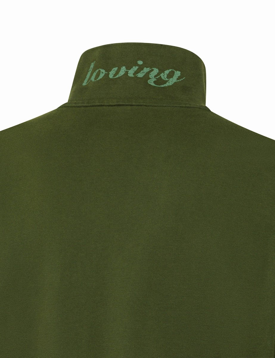 polo vintage verde scuro - sun68 - maglia