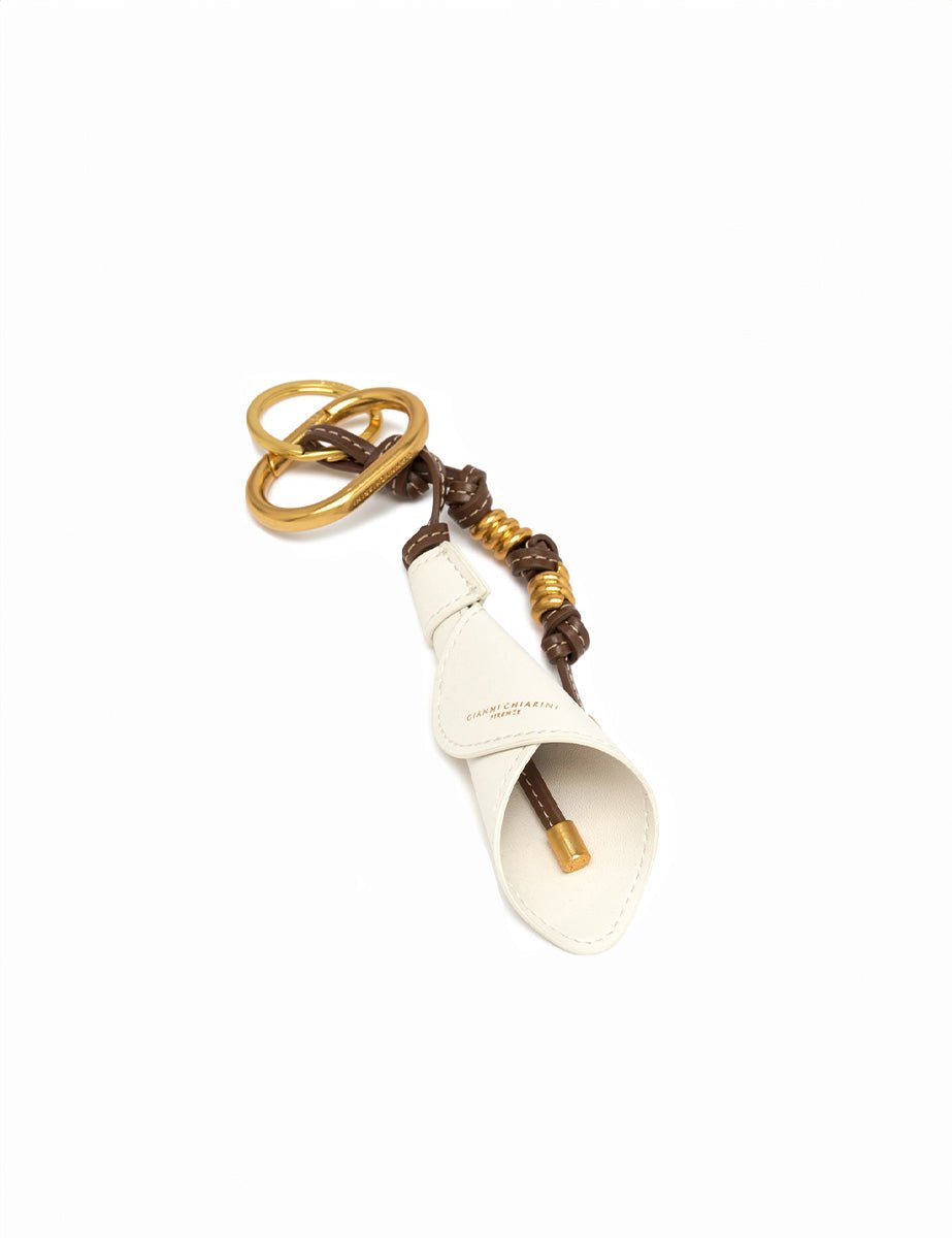 portachiavi charm calla marble - gianni chiarini - portachiavi