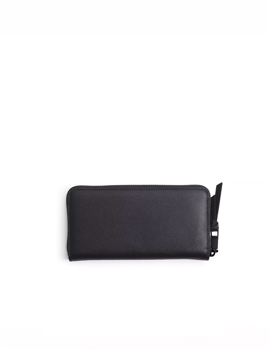 portafogli leather nero - marc jacobs - portafogli