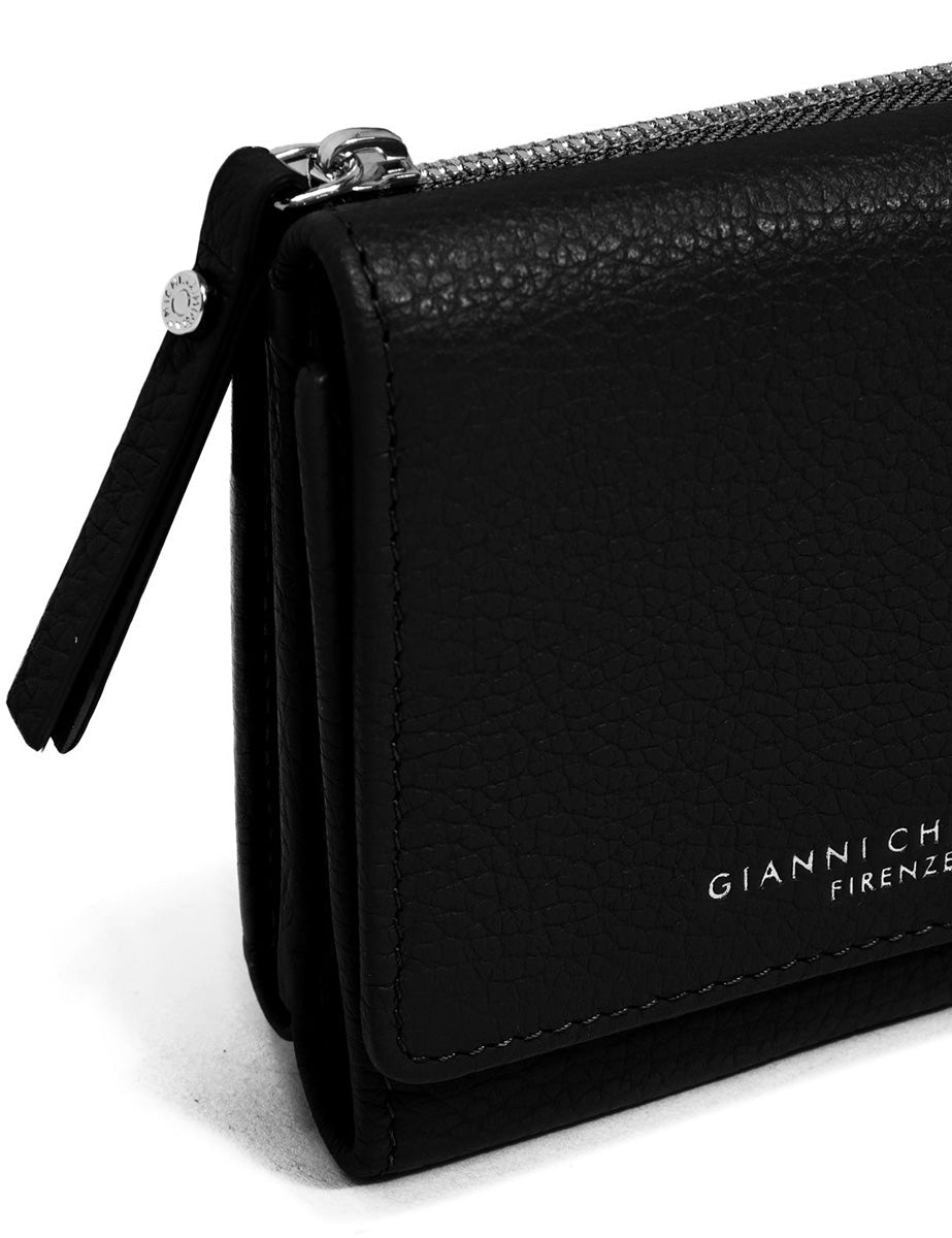 portafogli mini nero - gianni chiarini - portafogli