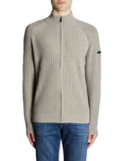 pullover full zip ciniglia beige - rrd - pullover