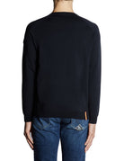 pullover girocollo amos blu - rrd - pullover